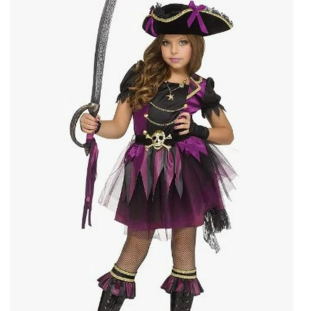 Fun World stormy sea queen child costume. NWT large 12-14(L)